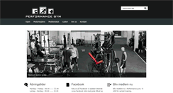 Desktop Screenshot of performancegym.dk